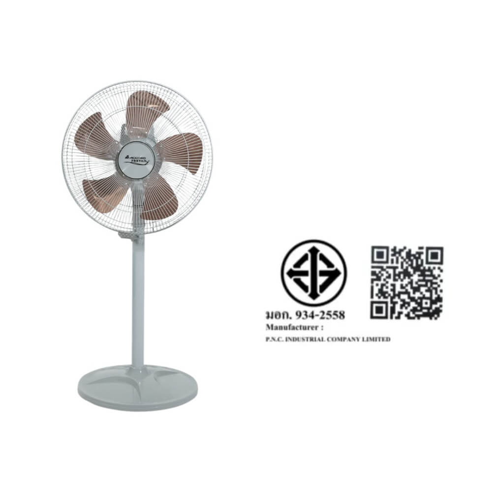 พัดลมตั้งพื้น ACCORD PREVAIL AC-16-40 HP สีเทา